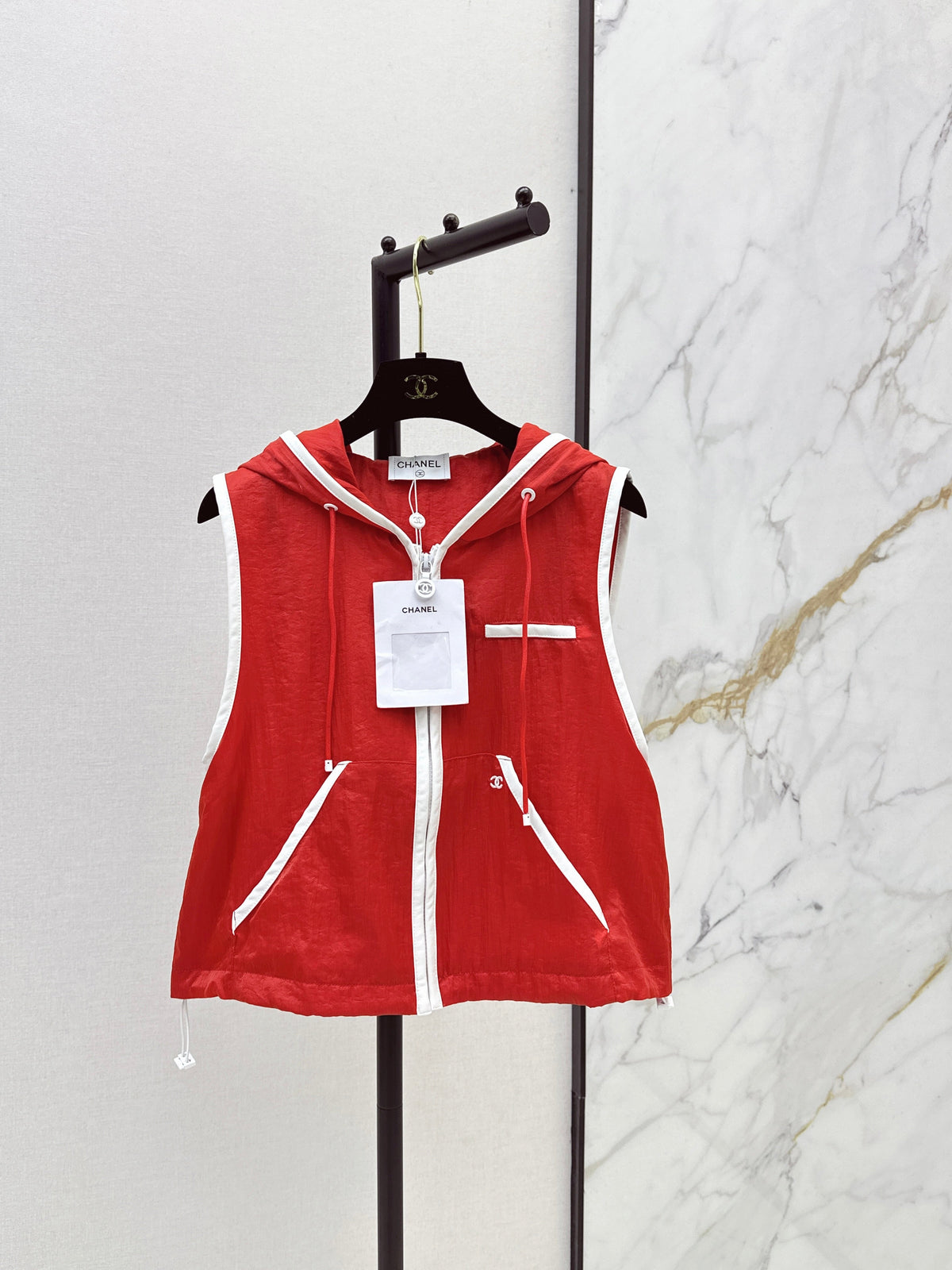 26SS NEW Coco Girl Beach Series Sporty Hooded Jacket 🖤