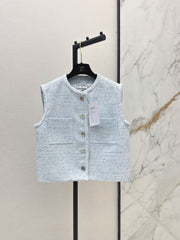 26SS NEW Elegant Knitted Vest🩵