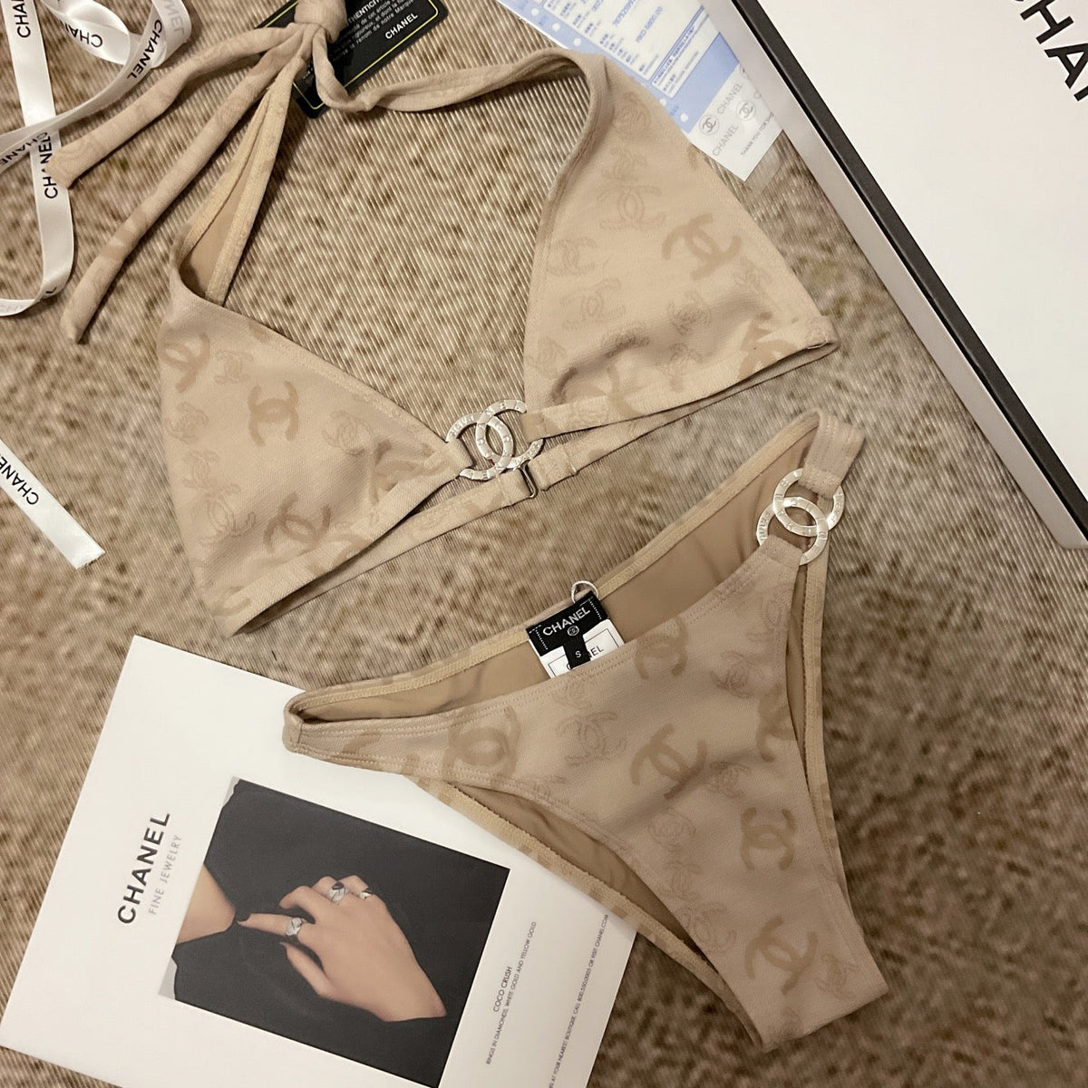 chanel/26SS NEW Two-Piece Swimsuit 👙