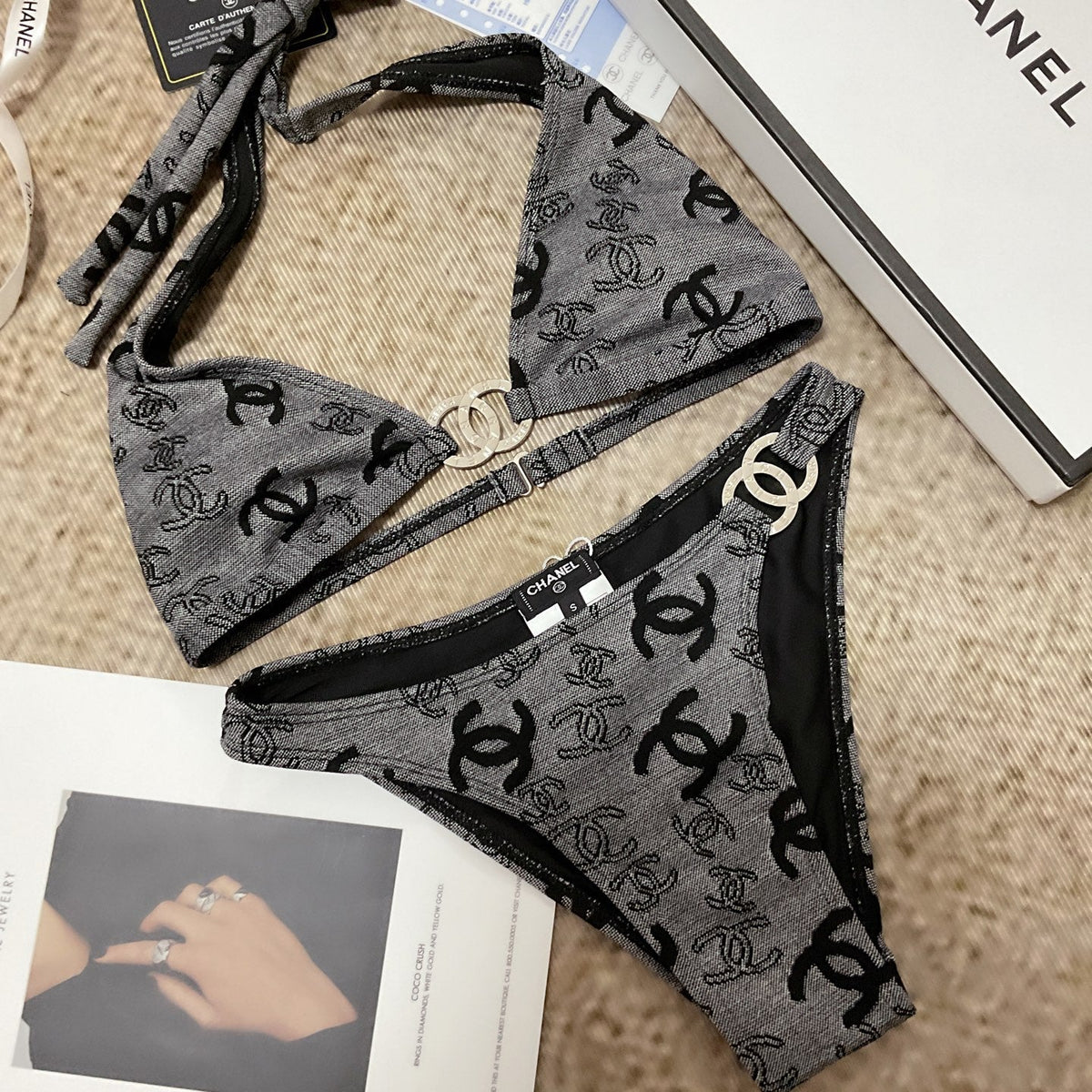 chanel/26SS NEW Two-Piece Swimsuit 👙