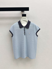 26SS NEW Gentle and Youthful Polo Knit Sweater 🤍