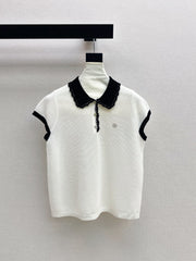 26SS NEW Gentle and Youthful Polo Knit Sweater 🤍