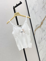 26SS NEW Lace-trimmed camisole knit top 🤍