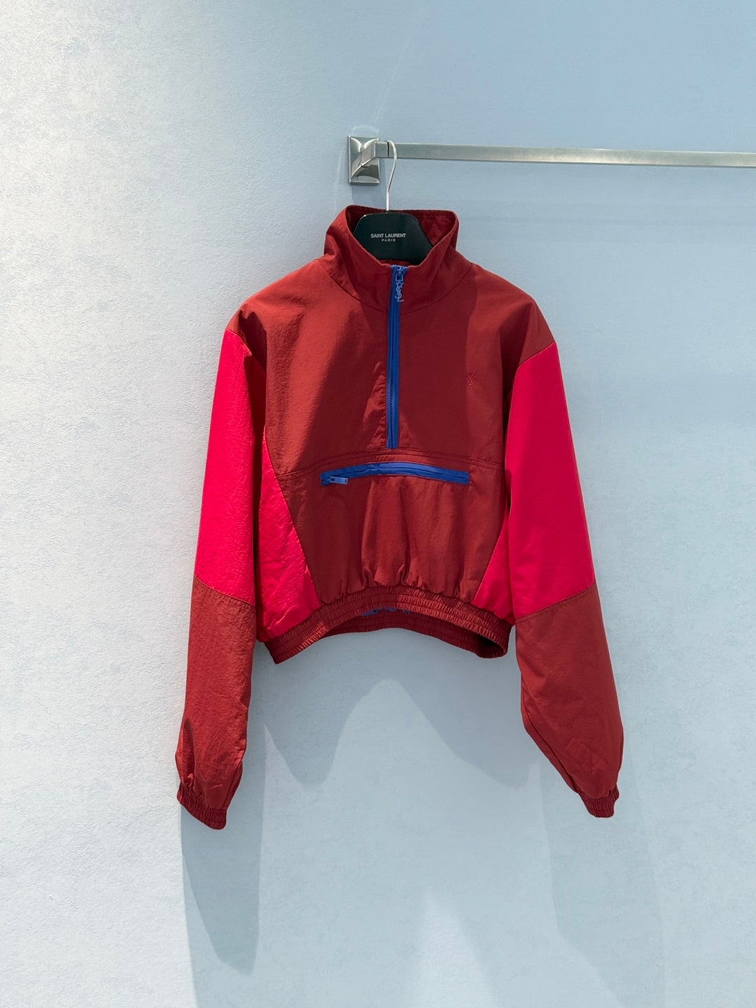 🔥Highest Quality🔥26SS NEW Color Block Chain Half-Zip Jacket ❤️