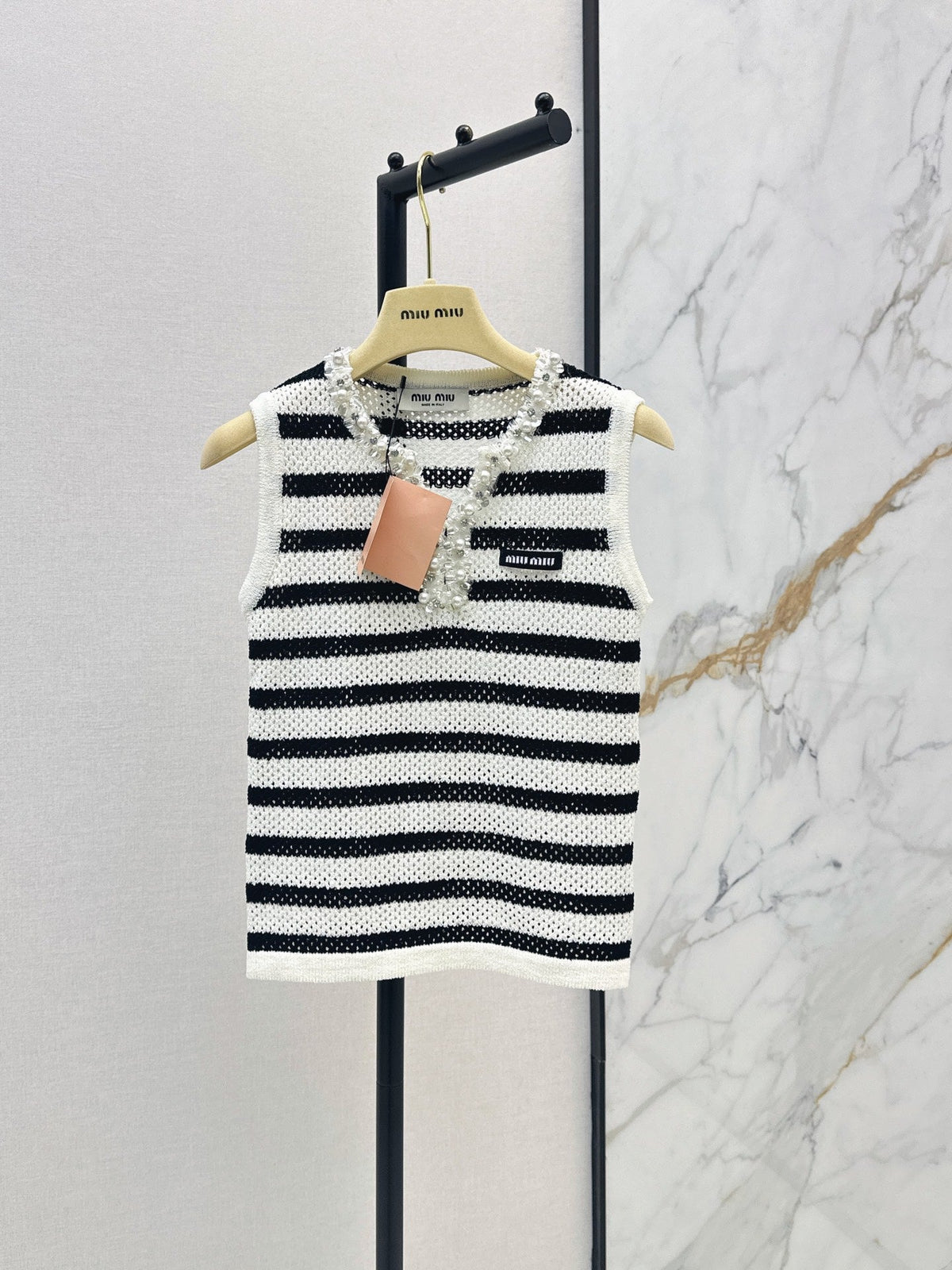 26SS NEW Color Block Striped Knit Vest 🤍
