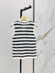26SS NEW Color Block Striped Knit Vest 🤍