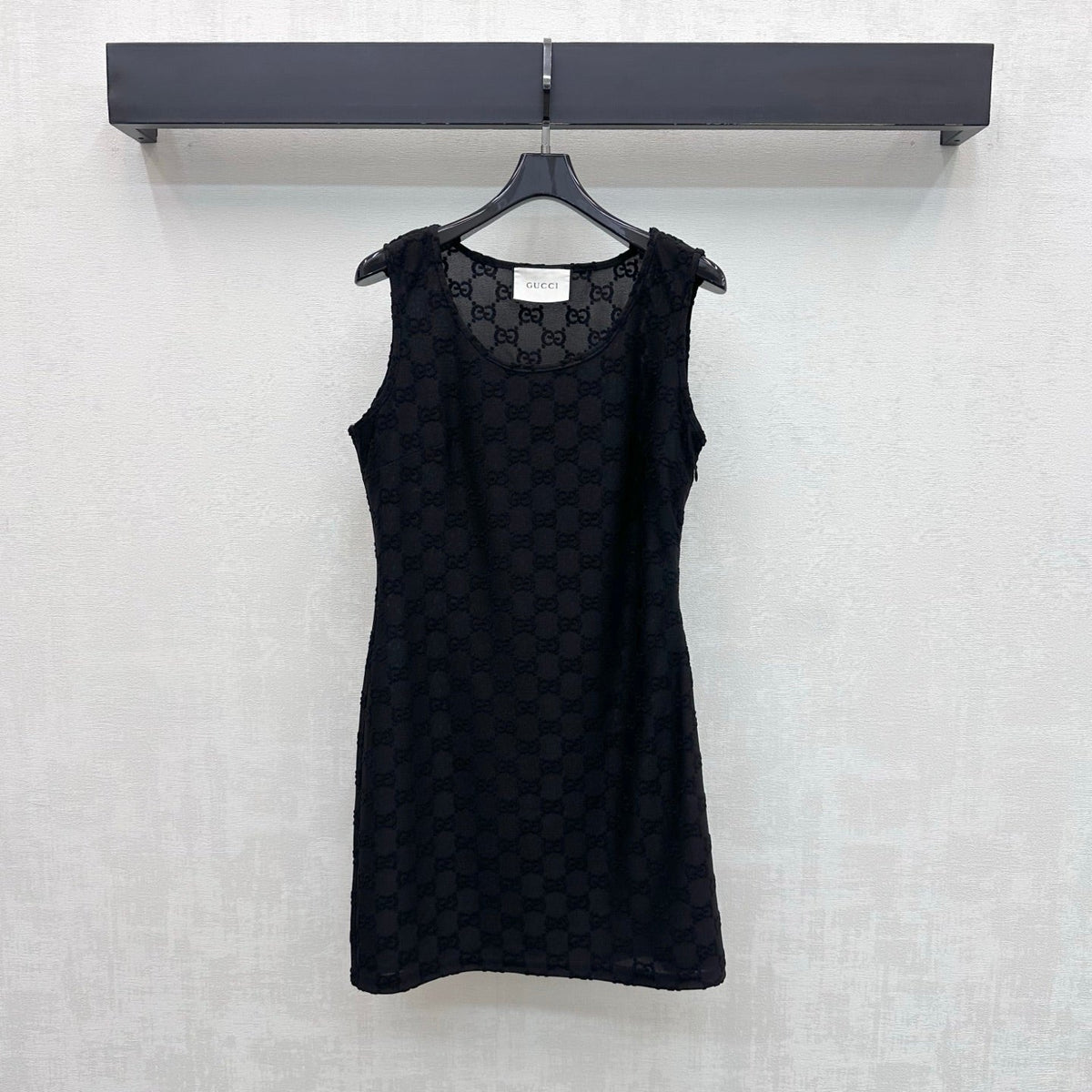 26FW New Jacquard Crew-Neck Vest Dress