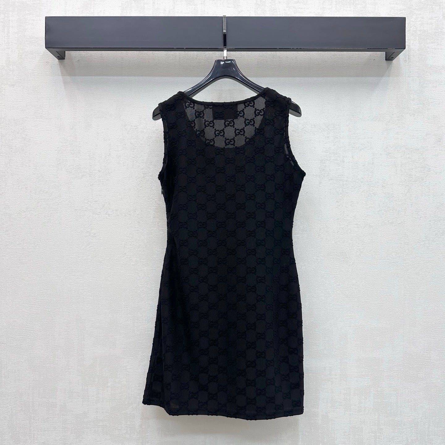 26FW New Jacquard Crew-Neck Vest Dress