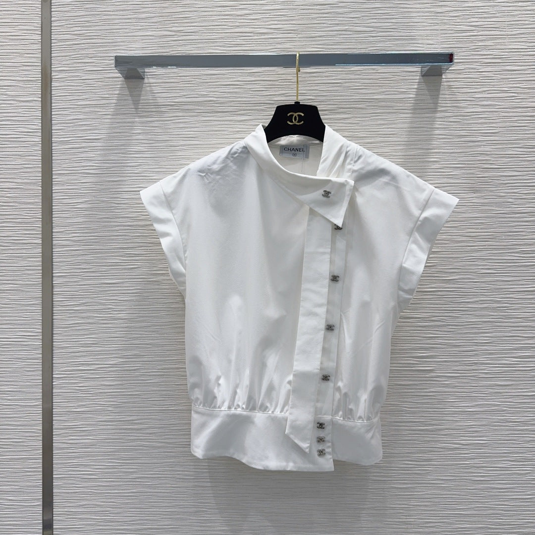 26FW New Sleeveless Shirt with 3D Tailoring