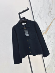 26FW New Versatile Black Knit Jacket 🖤