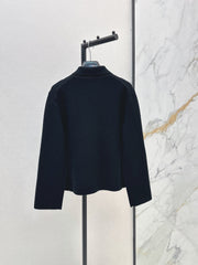 26FW New Versatile Black Knit Jacket 🖤