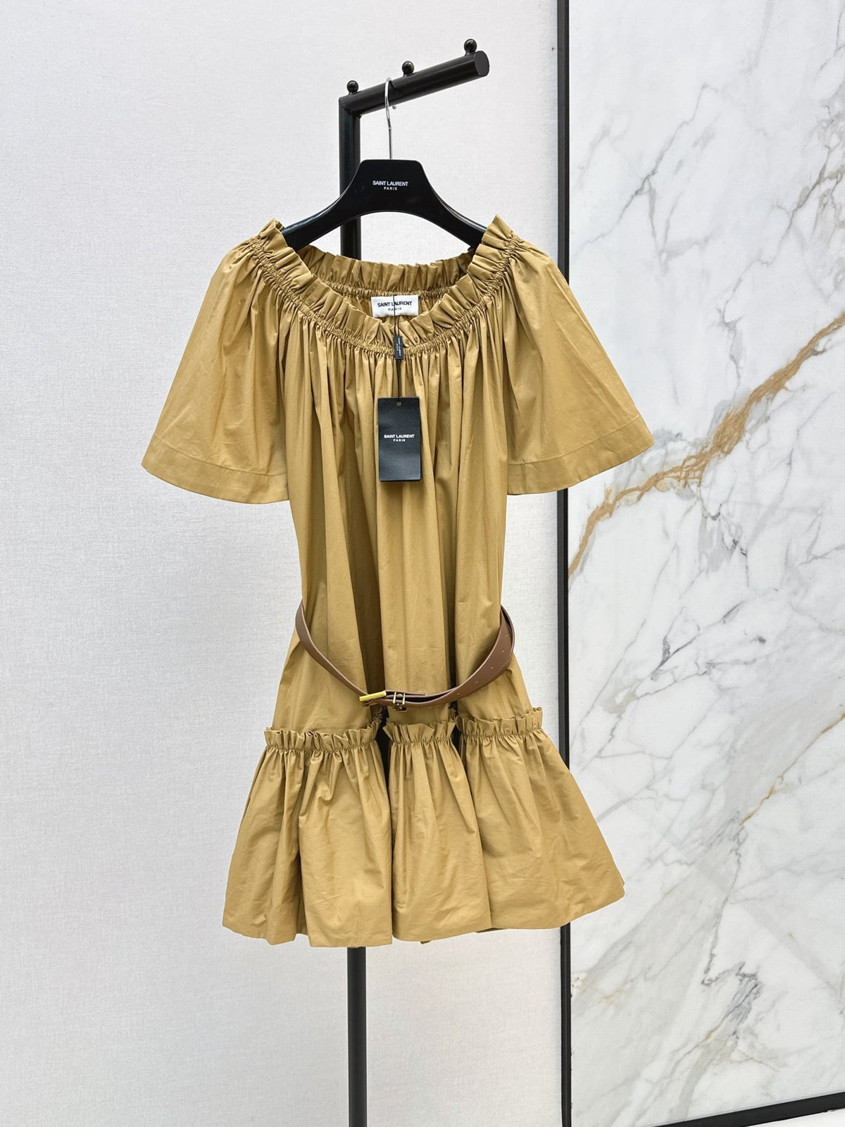 26FW New Khaki Dress with Belt Detail 🤎