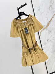 26FW New Khaki Dress with Belt Detail 🤎