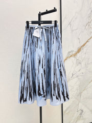 26FW New Resort Collection Printed Skirt with Bow Detail 🩵