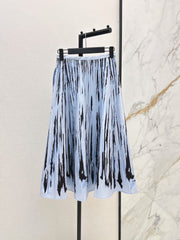 26FW New Resort Collection Printed Skirt with Bow Detail 🩵