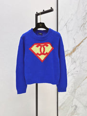 26FW New Crew-Neck Sweater in Red & Yellow 🩵