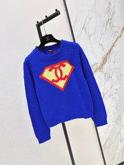 26FW New Crew-Neck Sweater in Red & Yellow 🩵