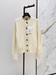 🔥Highest Quality🔥 26FW New High-End Métiers d'Art Cashmere Knit Cardigan 🖤