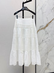 26FW New High-Waisted Linen Skirt – South of France Vacation Style 🤍