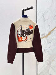 26FW New Color-Block Knit Varsity Jacket 🖤