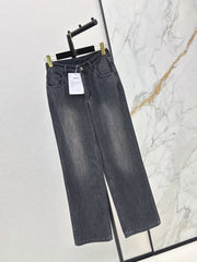 🔥Highest Quality🔥26FW New "Coco Girl" Straight-Leg Jeans 🩶