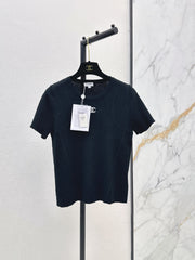 26FW New Vintage-Style Crew Neck Short-Sleeve Knit Top 🖤