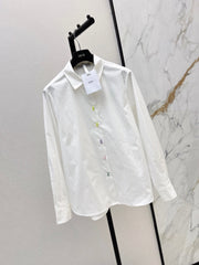 26FW New White Long-Sleeve Shirt 🤍