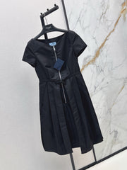 26FW New Nylon Bow-Waist Dress 🖤