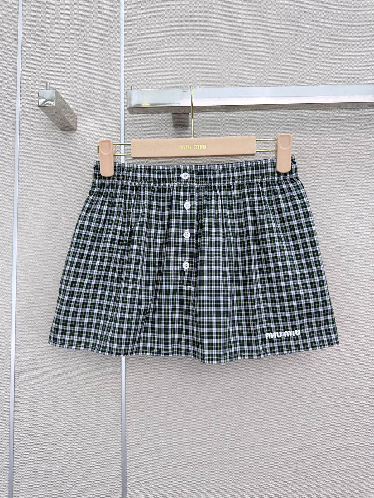 🔥Highest Quality🔥26FW New Plaid Mini Skirt with Elastic Waist