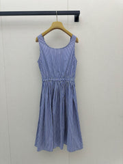 26FW New Blue & White Striped Dress 🩵