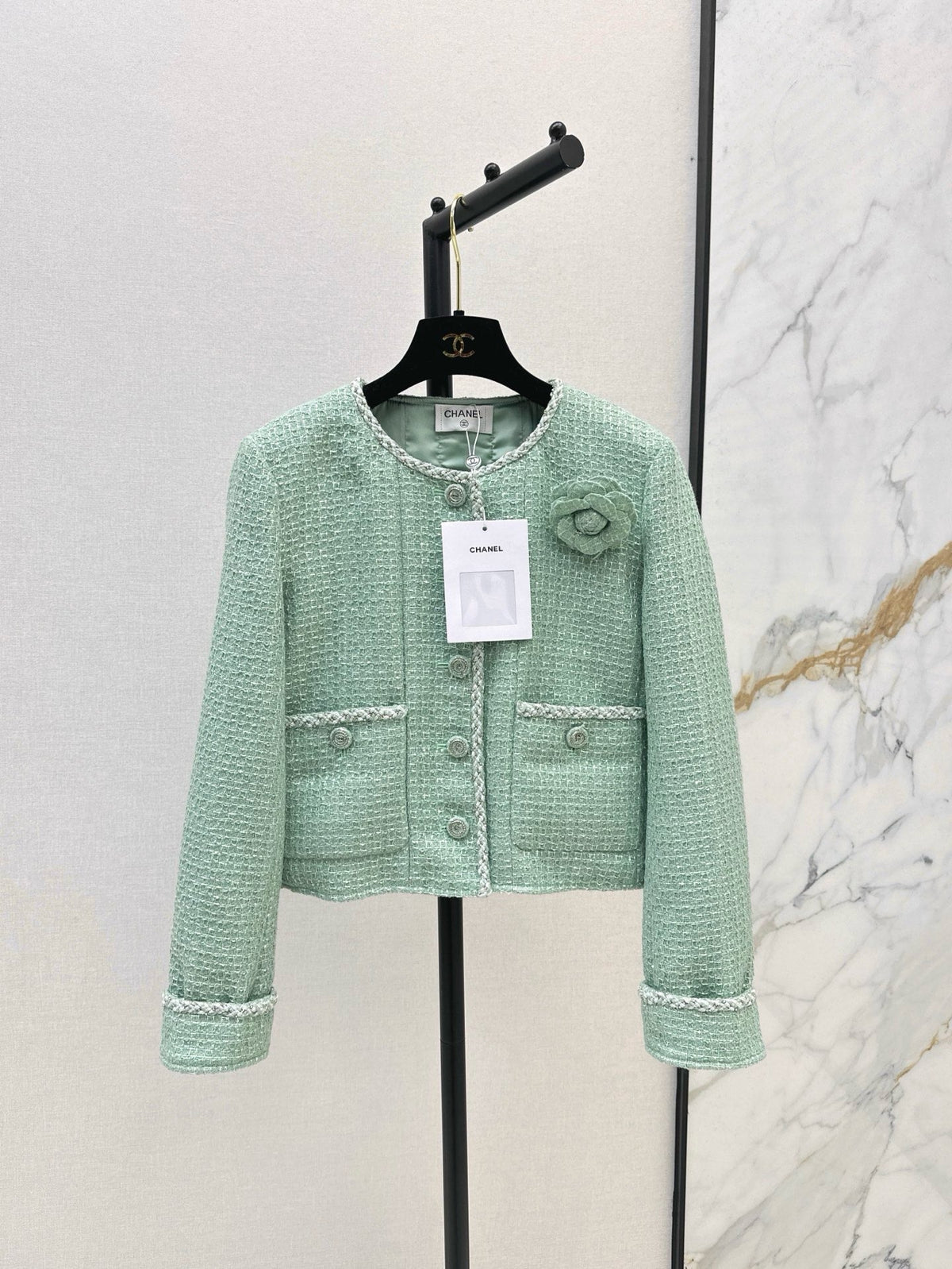26FW New Mint Green Knit Jacket 🍏