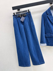 26FW New Straight-Leg Jeans with Belt Detail 🩵