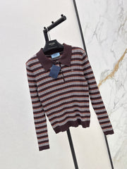 26FW New Striped Knit Polo 🖤