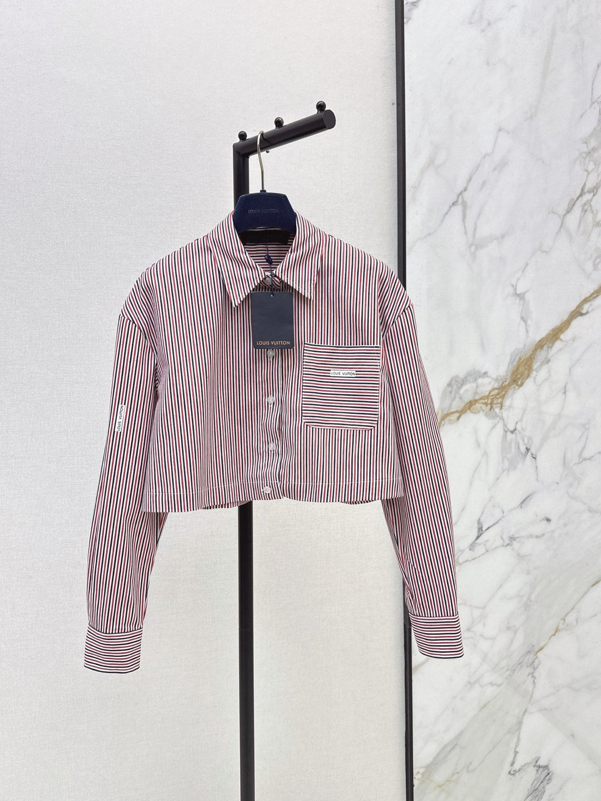 26FW New Cropped Striped Shirt 💕