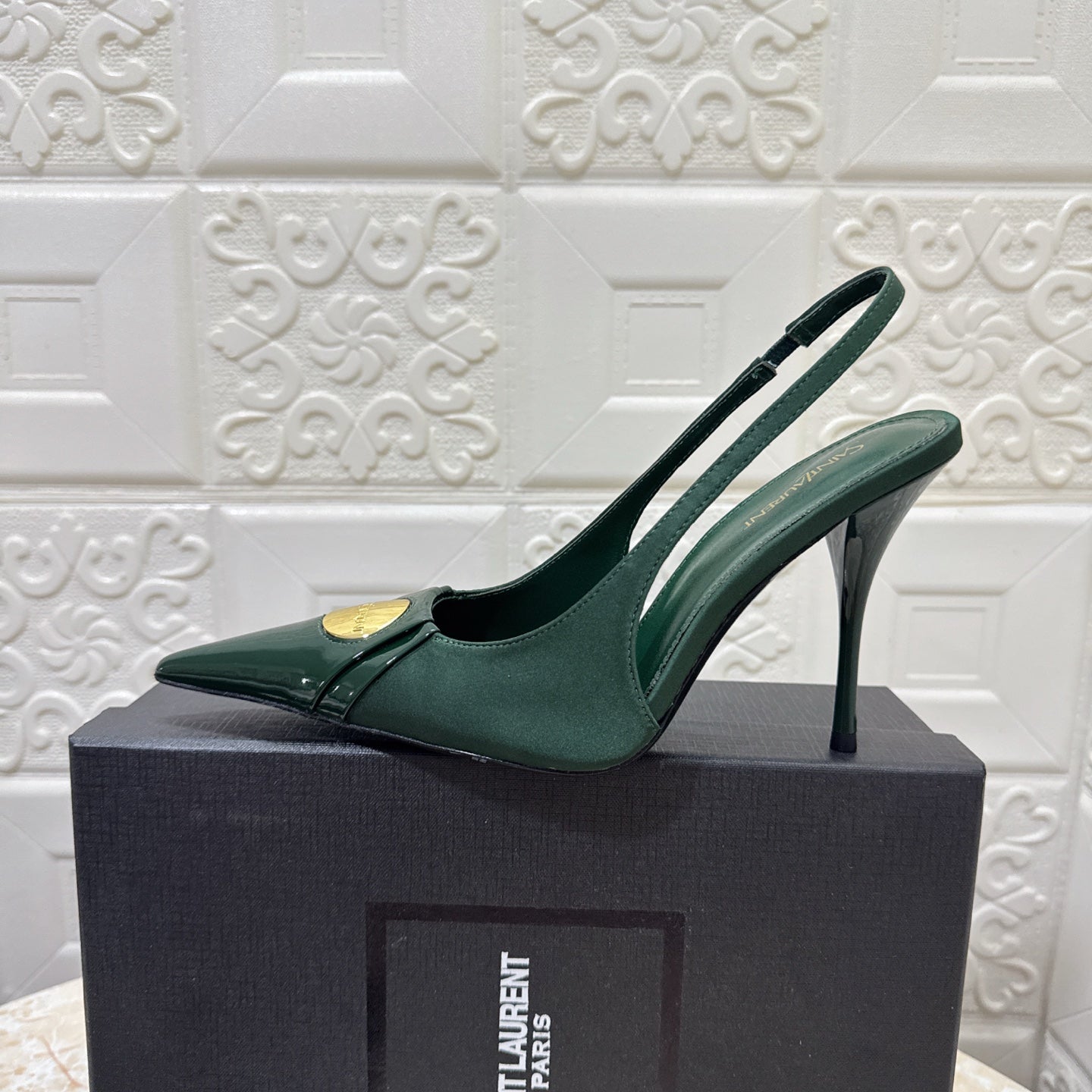 26FW New YSL Logo High Heels 👠(height: 10.5cm)