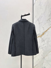26FW New Blazer with Lettuce-Edge Trim 🩶