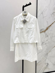 26FW New "Faux-Layered" Style Shirt Dress 🤍