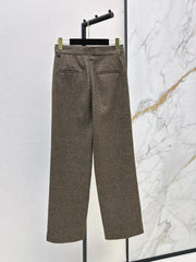 26FW New Runway Style: Vintage-Inspired Woven Wool Trousers 🤎