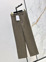 26FW New Runway Style: Vintage-Inspired Woven Wool Trousers 🤎