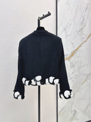 🔥Highest Quality🔥26FW New Runway Style Color-Block Tweed Jacket 🖤