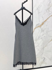 26FW New Lace-Panel Camisole Dress 🩶
