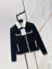 26FW New Color-Block Corduroy Jacket with Detachable Collar 🖤