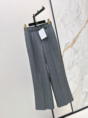 26FW New Grey Straight-Leg Trousers 🩶