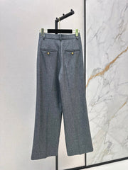 26FW New Grey Straight-Leg Trousers 🩶