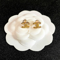 26FW New Double-C Logo Stud Earrings