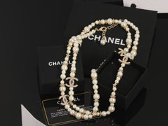 26FW New Double-C Pearl Necklace