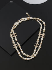 26FW New Double-C Pearl Necklace