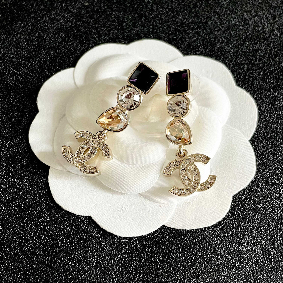 26FW New Double-C Stud Earrings