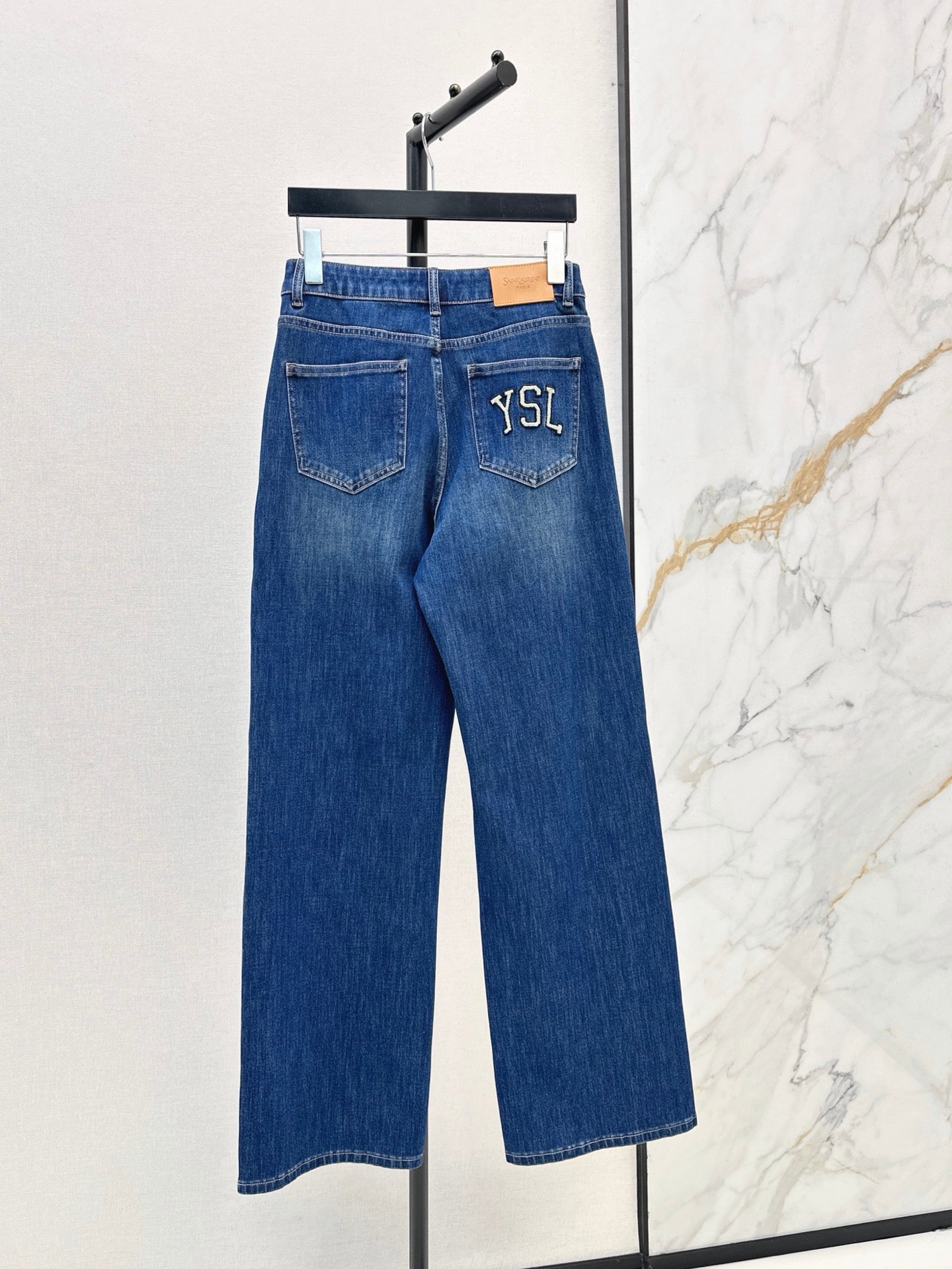 26FW New Logo Letter-Embroidered Straight-Leg Denim Jeans 🖤