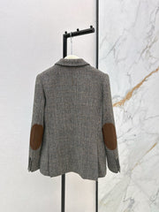 🔥Highest Quality🔥26FW New Oversized Herringbone Blazer 🤎